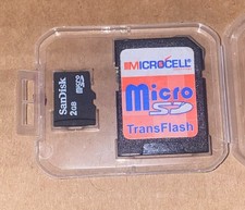 SanDisk 2 GB MicroSD + TransFlash Adapter   O...