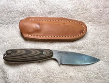 Bradford Knives Guardian 3 Fixed Knife 3.5" N690 Steel Blade Camo Micarta Handle