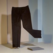 Talbots Size 12 Brown Classic Side Zip Pleated Flat Front Dress Pants Pants