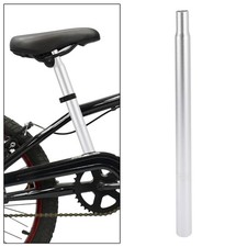 Fahrrad Sattelstütze Aluminiumlegierung 27.2x450mm Silber Ton