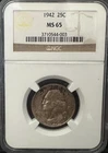 1942-P Washington Quarter — photo from another recent sale