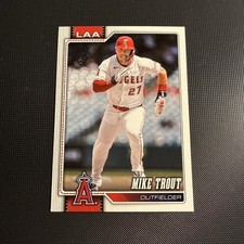 2026 Topps Series 1 Mike Trout #350 Image Variation SSP Angels Companion Card