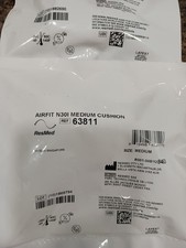 2 Pack AirFit N30i Medium Nasal Cushion's 63811 - NEW IN FACTORY SEALED BAG