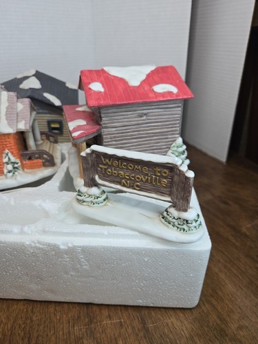1995 RJRTC Tobaccoville NC Town Christmas Village Set of 5 pieces - Picture 6 of 21