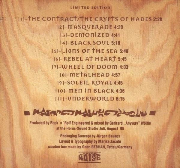 RUNNING WILD - Masquerade - Deluxe Edit. Wooden Box (1995) - Bild 2 von 3