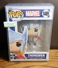 Funko Pop Marvel Gwenverse Thorgwen #1489 Con Protector Thor Spider-Gwen