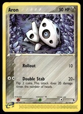 Pokemon Ruby and Sapphire #25/109 Aron Uncommon LP on eBay