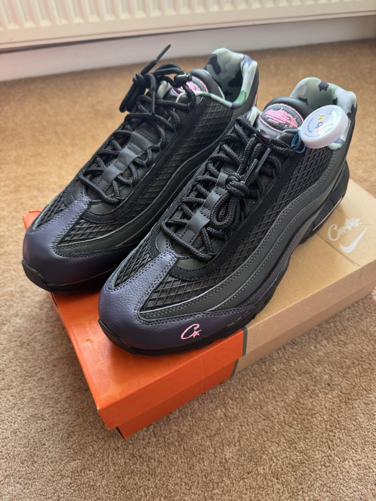 Nike Air Max 95 x Corteiz Rules the World Pink Beam UK 10 Brand New image 7
