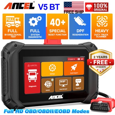 ANCEL V5 BT Bidirectional OBD2 Scanner Car Full Systems Diagnostic Tool CAN-FD