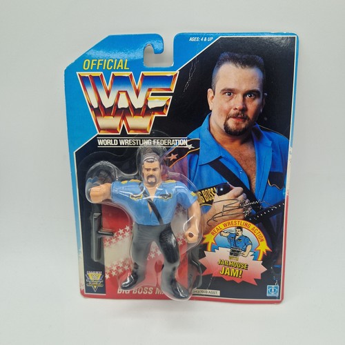 WWF Hasbro MOC Wrestling Figure Big Boss Man...