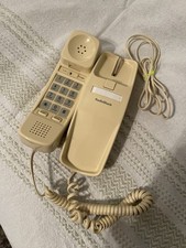 Vintage RadioShack Beige Corded Telephone Retro Push Button Landline Phone