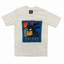 RARE Vintage 90s BATMAN ANIMATED SERIES DC COMICS CARTOON t-shirt YOUTH M
