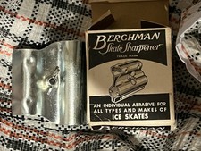 BERGHMAN SKATE SHARPENER Portable Hockey Skate in Box VTG