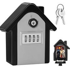 Mini Password Mounted Key Safe Box 4 Digit Code Lock Storage For Home UK STOCK