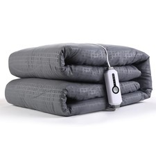 SUNNY HEAT Electric Mattress Pad Twin Size 39"x75", 4 Heating Levels  10 Hou...