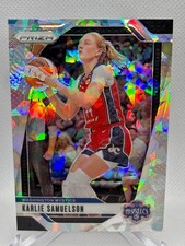2024 Panini Prizm WNBA Cracked Ice #82 Karlie Samuelson Washington Mystics