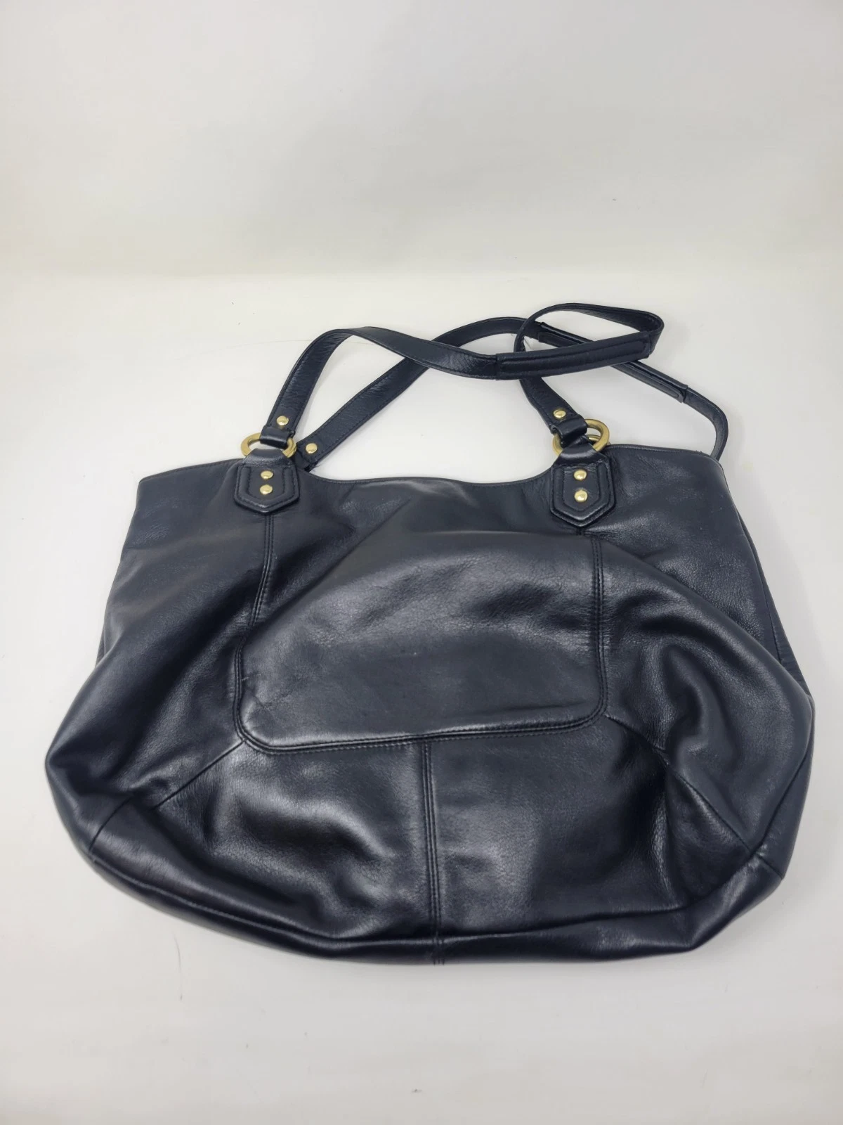 Borsa a tracolla Coach Campbell Belle in pelle nera F1381 F24961