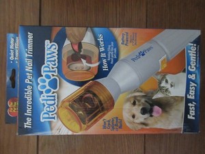 Pedi Paws The Pet Nail Trimmer Grinder & Groomer Won't Crack, or break nails!