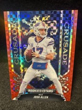 2023 Panini Rookies & Stars - Crusade Josh Allen #CR-4 Red Plaid Prizm