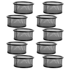 10 Pcs Office Paper Clip Storage Box Iron Clips Container Clip-in Organizer