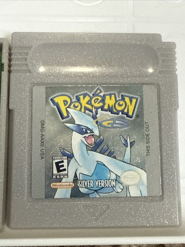 Pokemon Silver Gameboy Color Authentic (Nintendo GBC, 1999) NEW BATTERY Tested - Picture 3 of 18