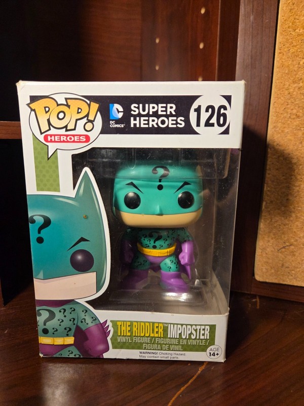 Funko POP Heroes DC Comics The Riddler - Imposter #126 (2016 Collectible)