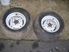 Simplicity Allis Chalmers Rear Wheels & Tires  23 X 10.50-12  7016 Tractor