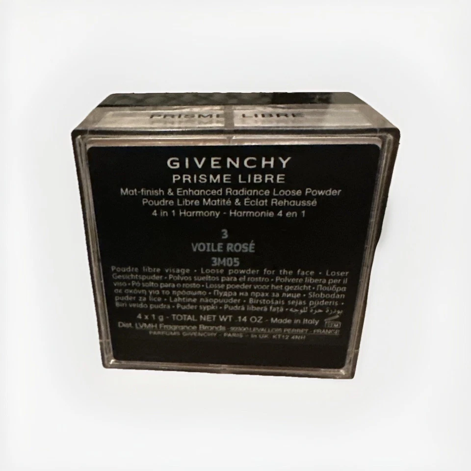 Givenchy Prisme Libre Face Powder 3 Voile Rose 4x1g Sealed Original Formula - Image 2 of 2