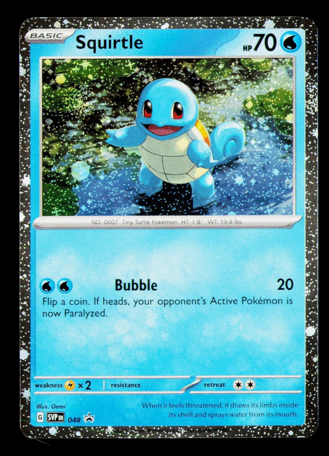 Pokemon TCG Squirtle #48 Pokemon Promo