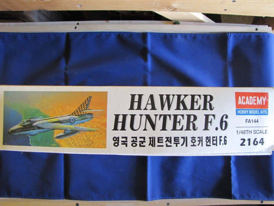 Academy Kits. HAWKER HUNTER F.6. 1:48 Scale. (sealed factory bag) - Image 2 of 4
