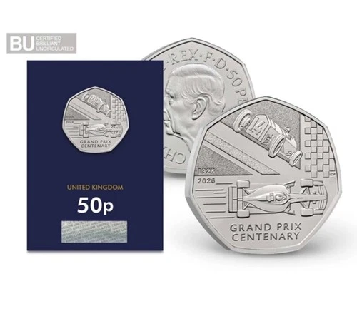 UK 50 Pence coin from a recent eBay sale
