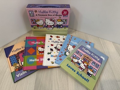 Hello Kitty A Treasure Box Of Books 5 Set Rare Boxed Collection Read