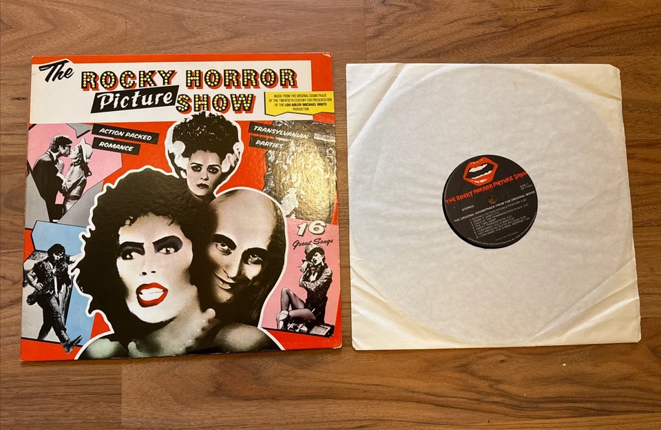ROCKY PICTURE HORROR SHOW 1975 ORIG MOVIE SOUNDTRACK VINYL LP  (OSV- 21653) VG++ Foto 3 de 4