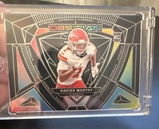 2024 Panini Obsidian - Xavier Worthy Vitreous Rookie Kansas City Chiefs #7