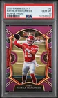 2020 PANINI SELECT PURPLE PRIZM #2 PATRICK MAHOMES II 28/75 PSA 10