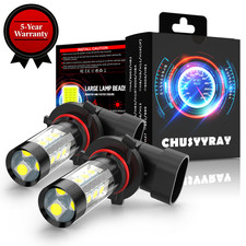 Pair For Ford Expedition 1999-2002 9140 9145 H10 Led Fog Driving Light Bulbs