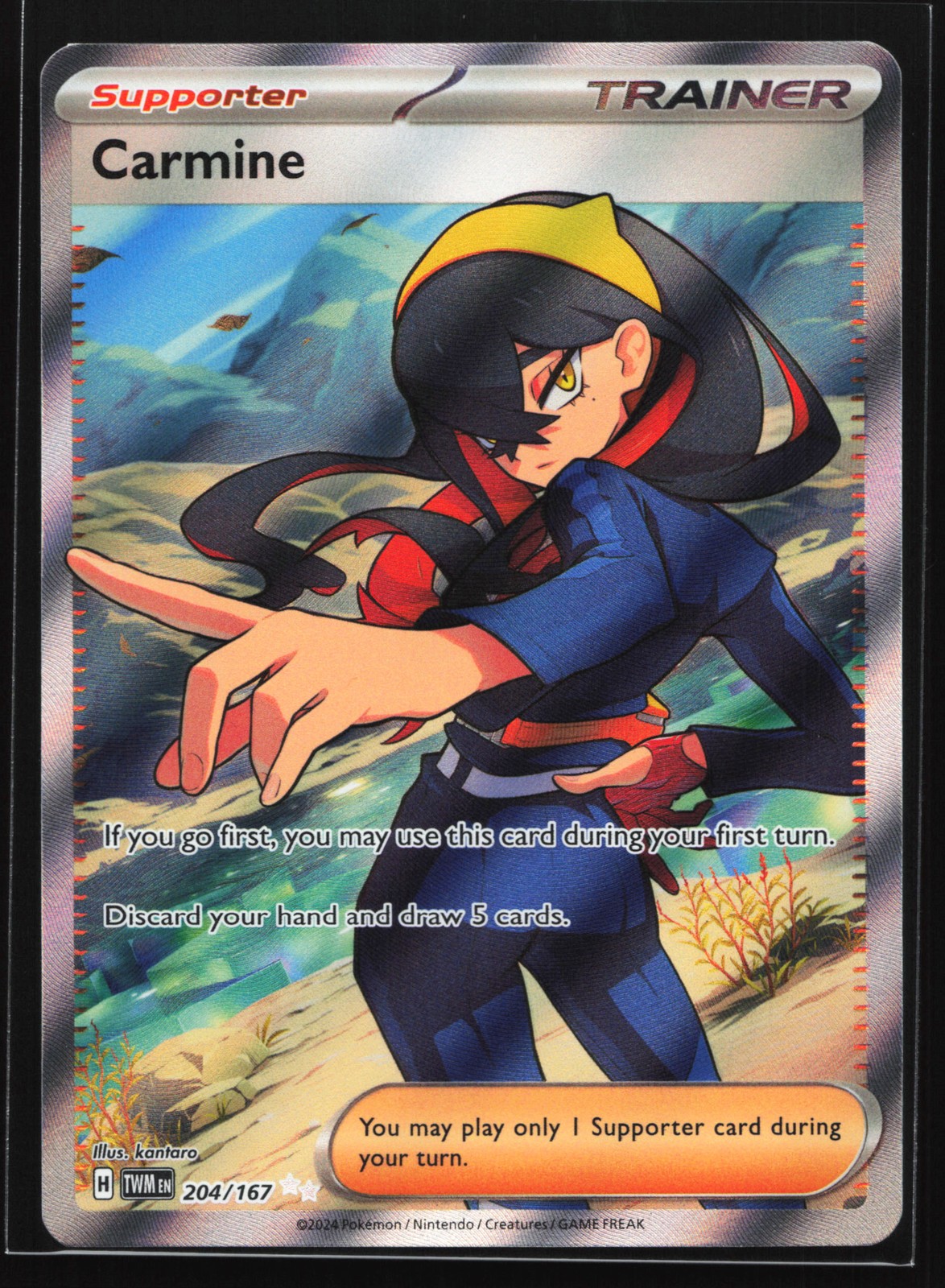 Carmine 204/167 SV06: Twilight Masquerade Ultra Rare Pokemon Card