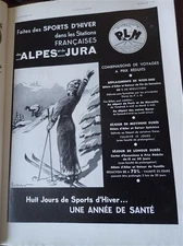 PLM ALPES JURA + EVERSHARP + perfume MILLOT advertising paper ILLUSTRATION 1934 eb
