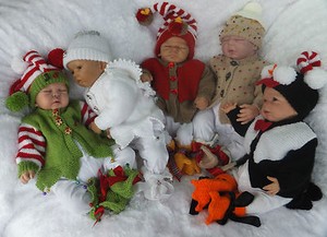 Motif Tricot Pour Faire Plus Joyeux Noel Bebe 3 Tailles Pour Bebe Ou Reborn Ebay