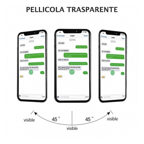 PELLICOLA VETRO TEMPERATO PER APPLE IPHONE dal 2017 al 2024 - Foto 4 di 39