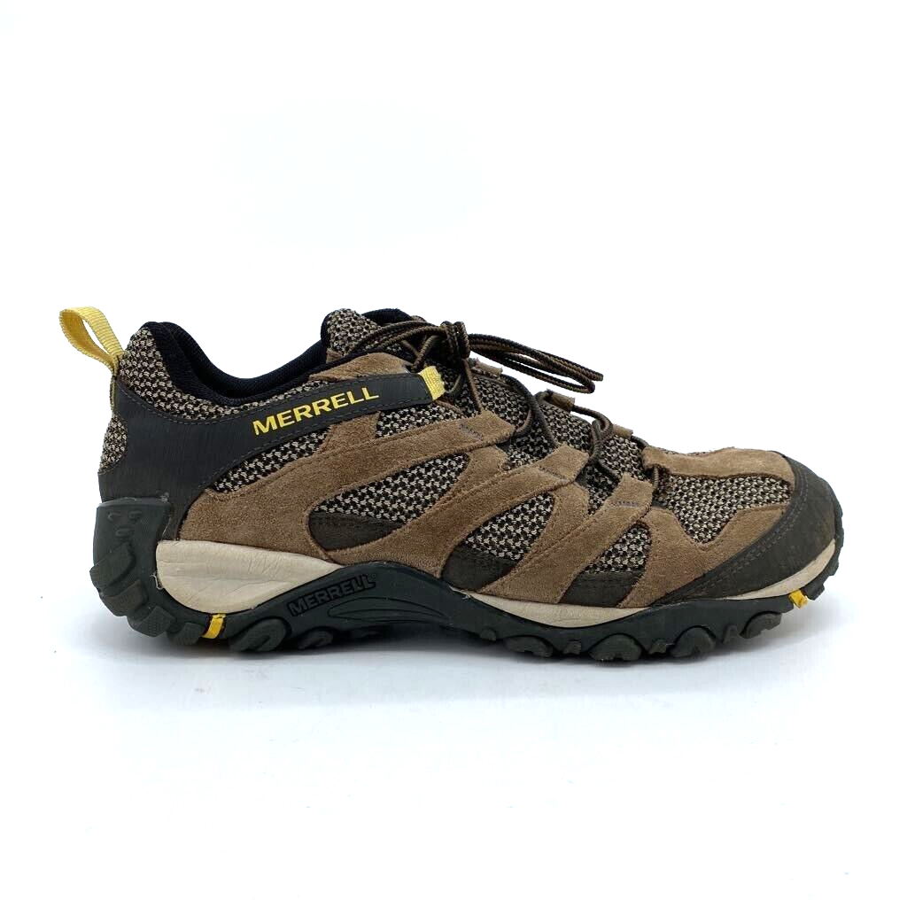 Scarpe da trekking Merrell da donna Alverstone marrone maglia nera J52862 rivestimento in pelle 9