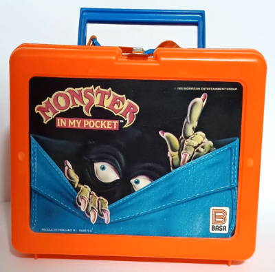 MONSTER IN MY POCKET - LUNCH BOX SERIE 1 PERU VINTAGE 1993 BASA