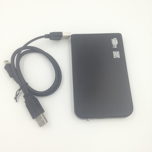Black External 2.5" USB Hard drive 40GB 60GB 80GB 120GB 160GB 250GB 500GB 750GB - Picture 12 of 14