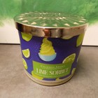 Charmed Aroma Candle Lime Sorbet Necklace Collection 12 oz