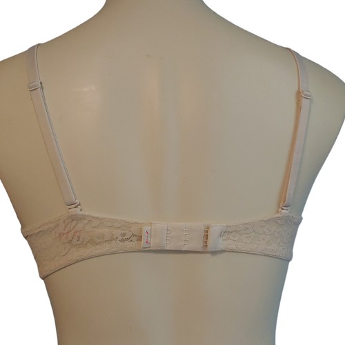PINK Victoria's Secret Push-up Bra Women's 36B White Wear Everywhere Underwire - Picture 2 of 13