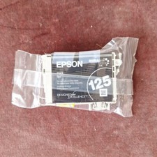 Genuine Epson 125 Black Standard Capacity Expires 01/2018 Sealed