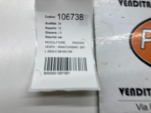 REGULADOR DE TENSIÓN ORIGINAL PARA PIAGGIO VESPA GT 200 L 2003-2005 - Imagen 5 de 5