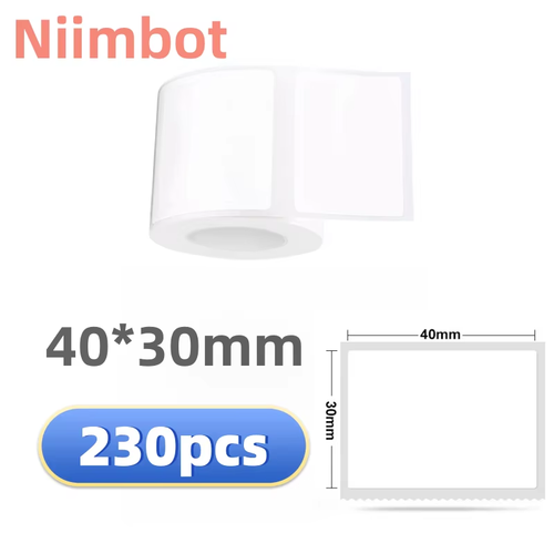 Niimbot B21/B1/B3S Thermal Label Sticker Paper Printable White 20-50Mm Width - Picture 22 of 26