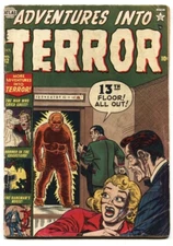 Adventures in Terror #12 Pre-code horror-Violent-Hangings-Atlas