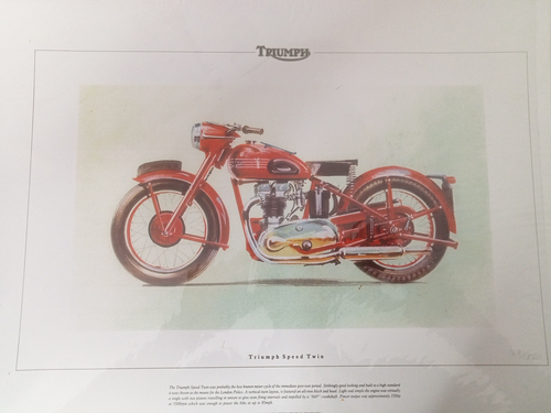 Triumph Speed Twin A3 Print - Picture 2 of 4